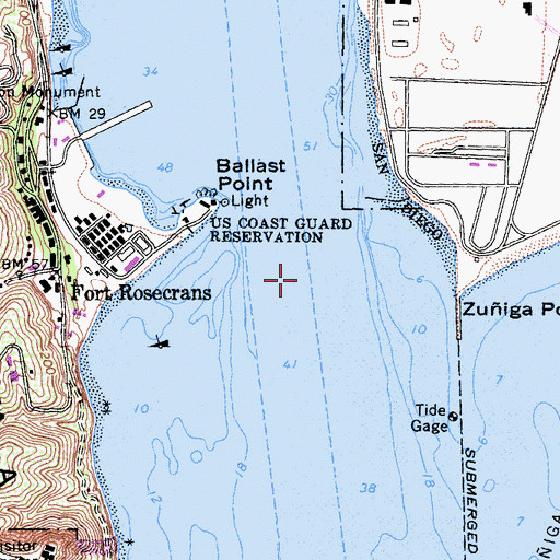 Topographic Map of Zuiga Point, CA