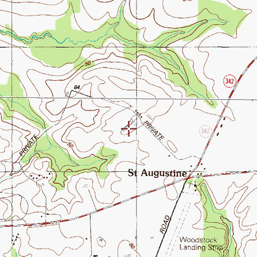 Topographic Map of Winbak Farm, MD