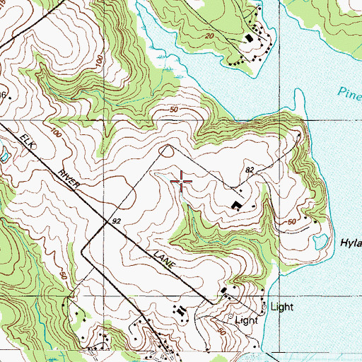 Topographic Map of Tapeta Farm, MD