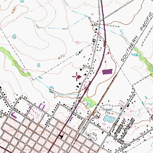 Topographic Map of Limestone Medical Center, TX