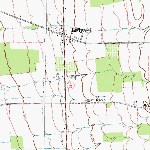 Topographic Map of Backbone Hill Farm, NY