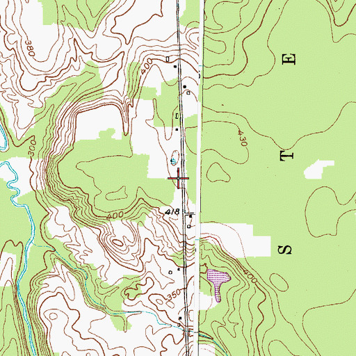 Topographic Map of Crocketts Hill Farm, NY