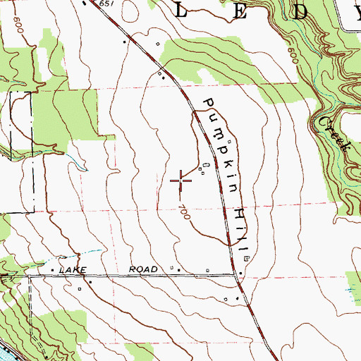 Topographic Map of Long Point Orchard, NY