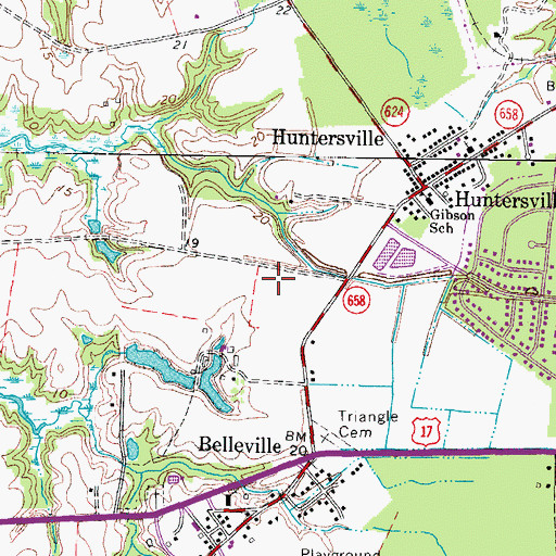 Topographic Map of Harbor View Commerce Park South, VA