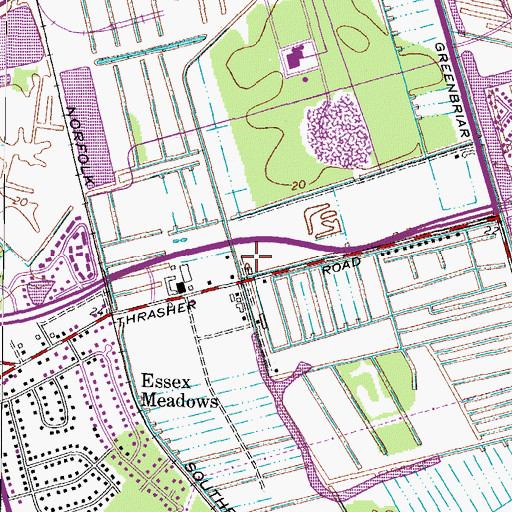 Topographic Map of Apple Tree Learning Center, VA
