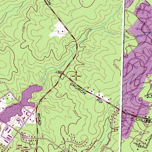 Topographic Map of Lapetite Academy, VA