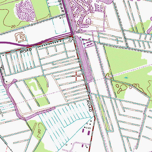 Topographic Map of Greenbrier Montessori School, VA