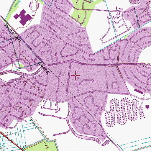 Topographic Map of Courthouse Montessori School, VA