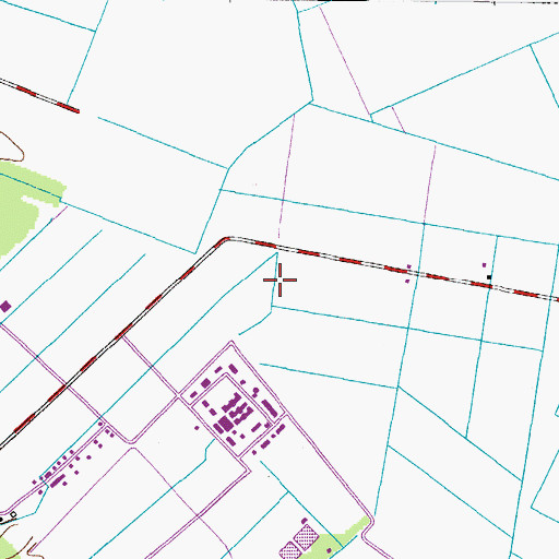 Topographic Map of Indian Creek Correctional Center, VA