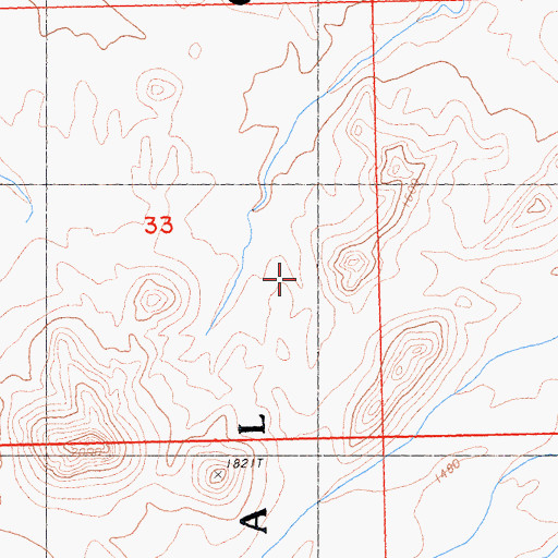 Topographic Map of Sawtooth Mountain, CA