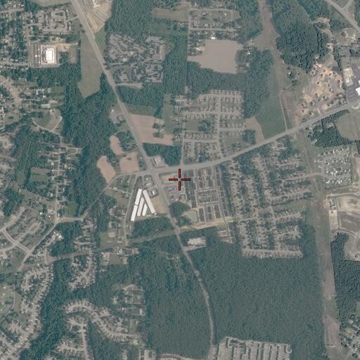 Aerial/Satellite Image of Dominion Village Post Office, VA