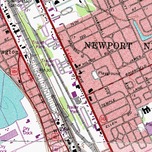 Topographic Map of Abundant Life Family Church, VA