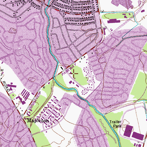 Topographic Map of Anchoring Hope Family Worship Center, VA