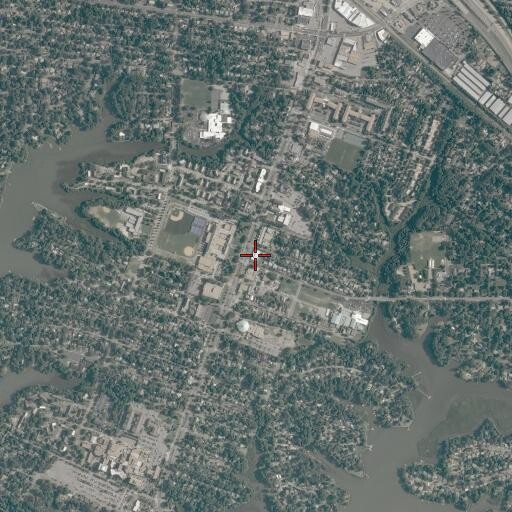 Aerial/Satellite Image of Beth Messiah Synagogue of Tidewater, VA