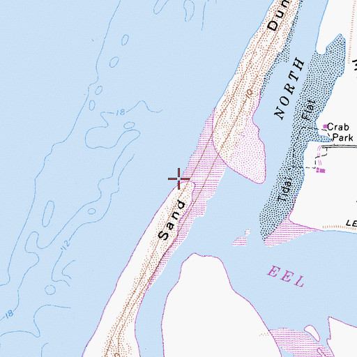 Topographic Map of Eel River, CA