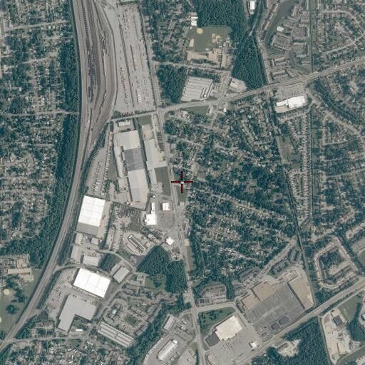 Aerial/Satellite Image of Better Life Ministries Church of God in Christ, VA