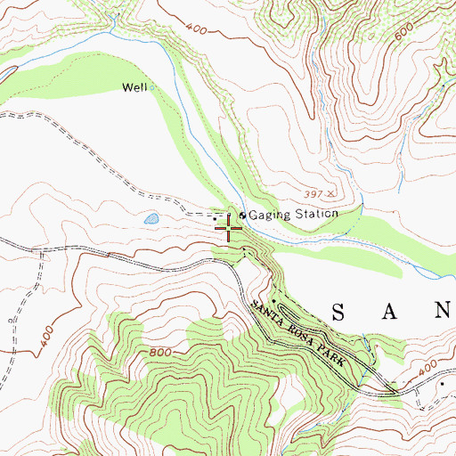 Topographic Map of Lompoc Valley, CA
