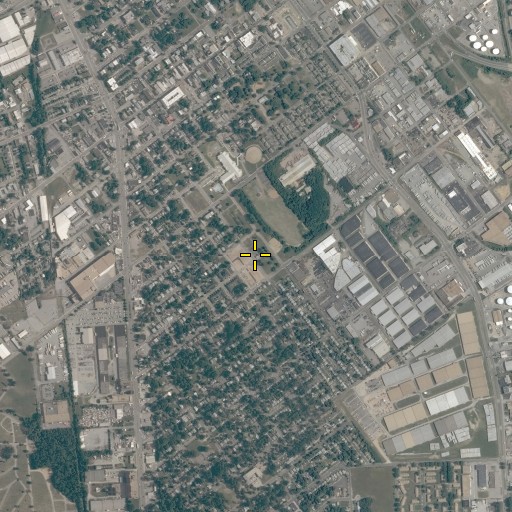 Aerial/Satellite Image of Reconciliation Church of God in Christ, VA