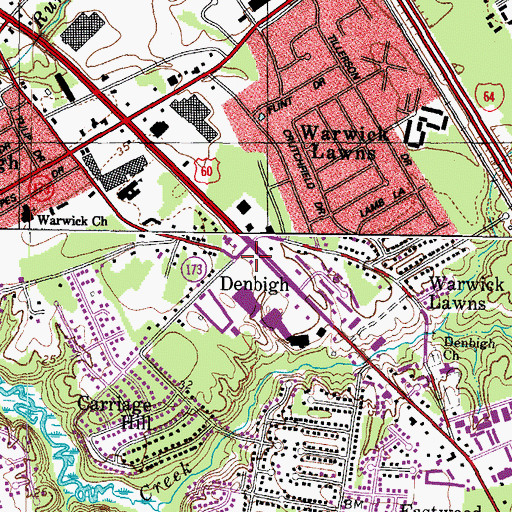 Topographic Map of River of Life Christian Church, VA