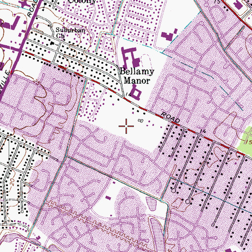 Topographic Map of Rivers of Living Water Church, VA