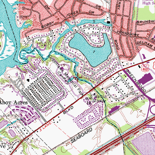 Topographic Map of Sunrise Community Church, VA