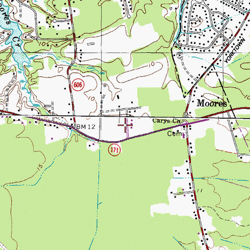 Topographic Map of The Church of Jesus Christ of Latter Day Saints, VA