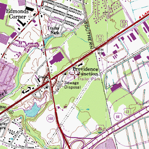 Topographic Map of R and H Mobile Court, VA