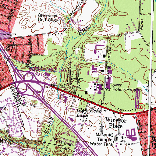 Topographic Map of Covenant Columns Home Assisted Living Facility, VA