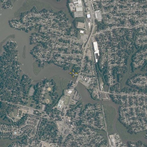 Aerial/Satellite Image of Oaktree Point Retirement Center, VA
