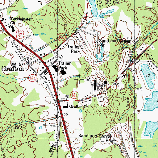 Topographic Map of Regency Health Care Center Nursing Home, VA