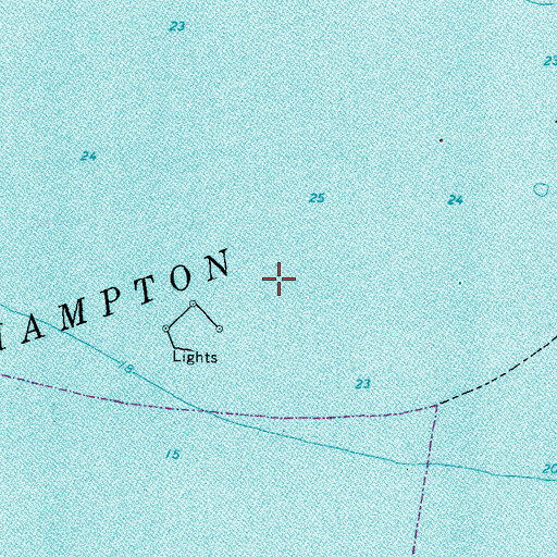 Topographic Map of Monitor - Merrimac Memorial Bridge - Tunnel, VA