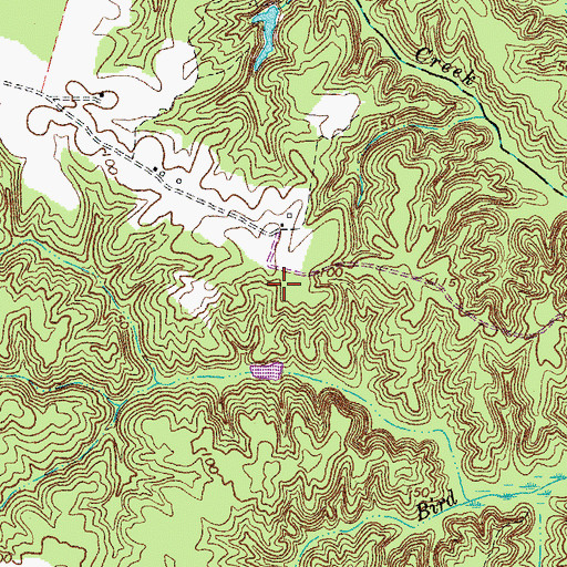 Topographic Map of Tradition at Stonehouse Golf Club, VA