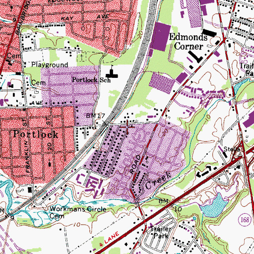 Topographic Map of Cathedral of Faith, VA