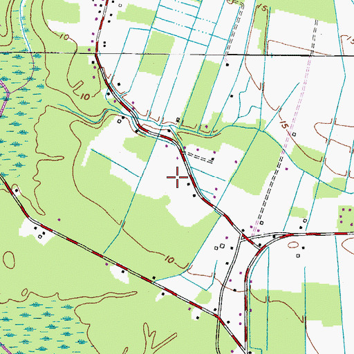 Topographic Map of Christian Chapel Assembly of God Church, VA