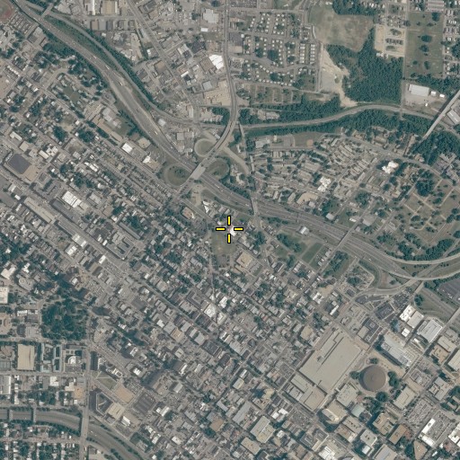 Aerial/Satellite Image of Ebenezer Baptist Church, VA