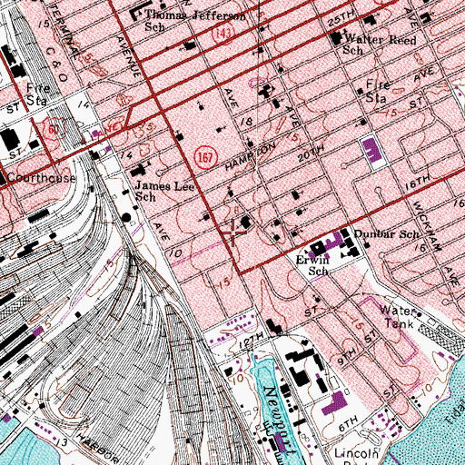 Topographic Map of Gospel Spreading Church, VA
