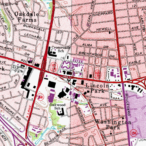Topographic Map of Hebron Conerstone Church International, VA
