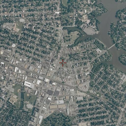 Aerial/Satellite Image of Holy Temple Evangelical Congregational Church, VA