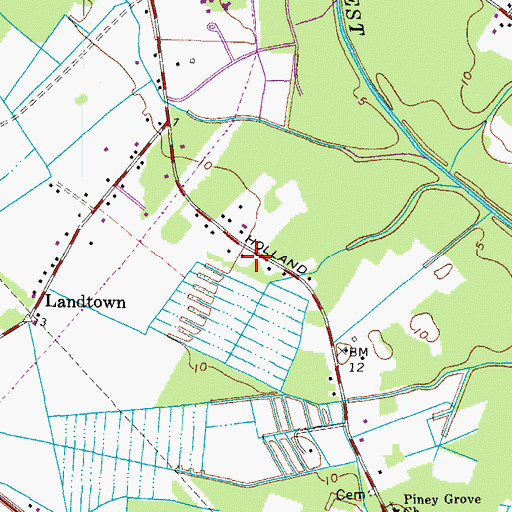 Topographic Map of International Christian Church, VA