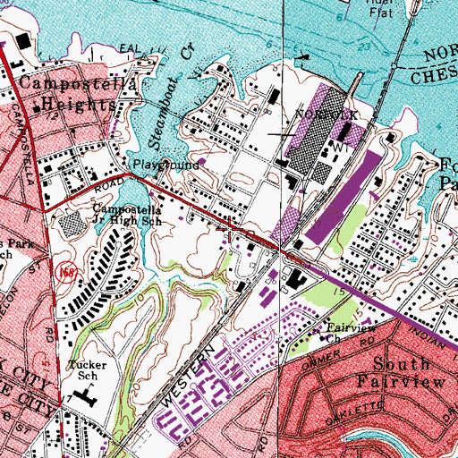 Topographic Map of Mount Zion Independent Community Church, VA