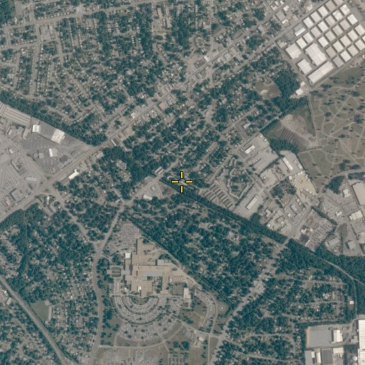 Aerial/Satellite Image of New Direction Baptist Church, VA