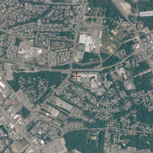 Aerial/Satellite Image of Richmond Public Library Municipal Government and Law Branch Library, VA