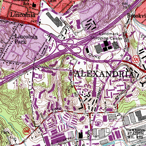 Topographic Map of National Womens History Museum, VA