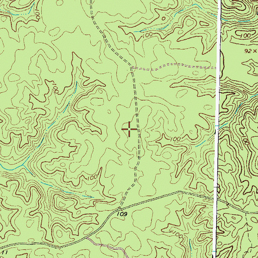 Topographic Map of Chickahominy Wastewater Treatment Plant, VA