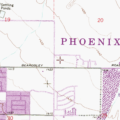 Topographic Map of Wild Flower, AZ