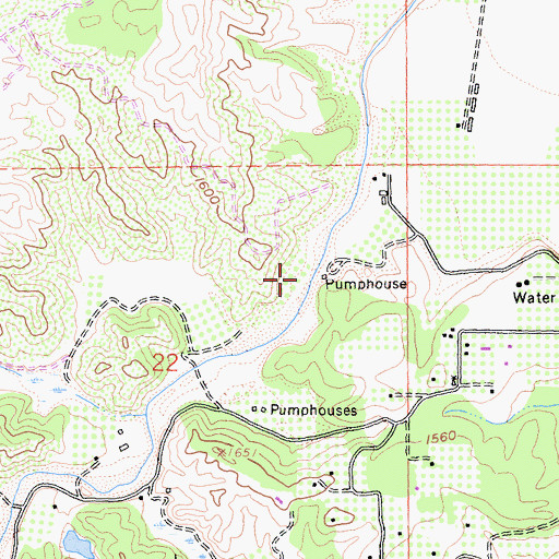 Topographic Map of Lakeport Lake, CA
