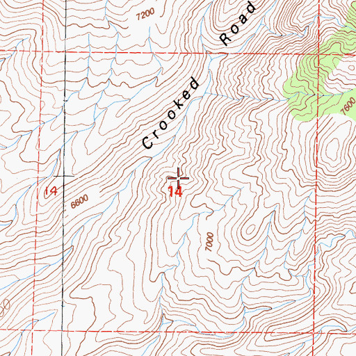 Topographic Map of Haway Meadows (historical), CA