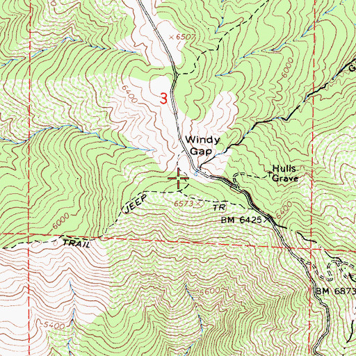 Topographic Map of Chipmunk Spring, CA