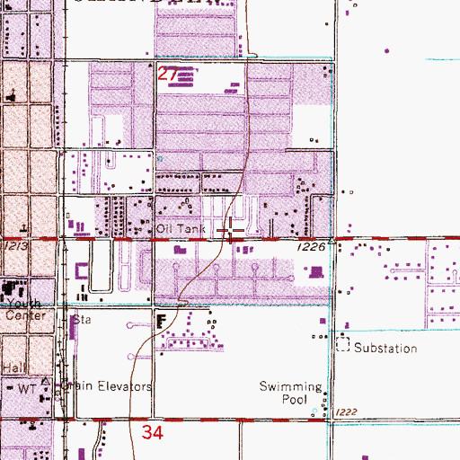 Topographic Map of Wishing Well Trailer Park, AZ