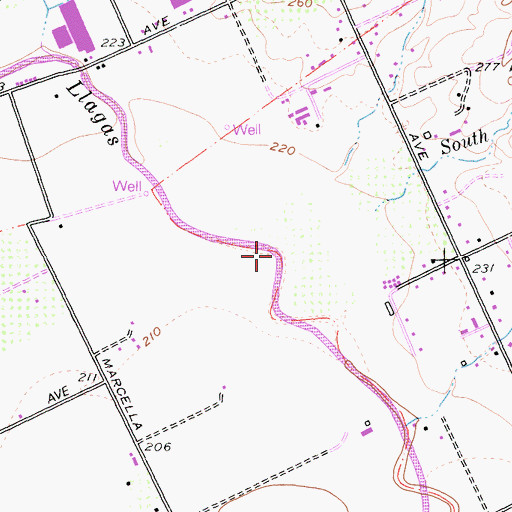 Topographic Map of Panther Creek, CA